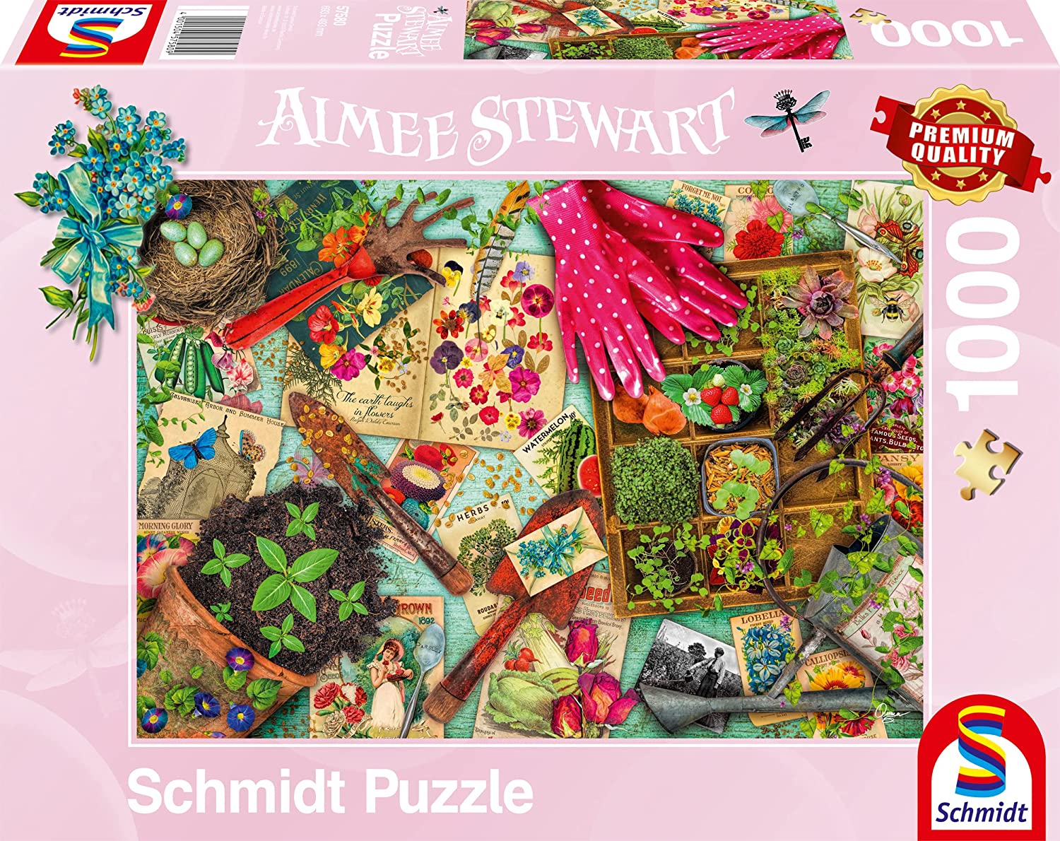 Asztalon: Minden a kert számára Schmidt 1000 darabos kirakó puzzle (SCH-57580 4001504575809) - puzzlegarden