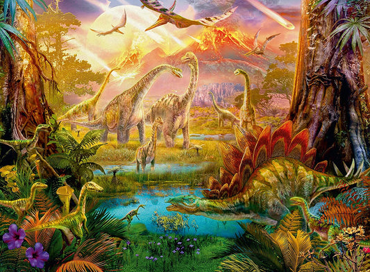 A Dinoszauruszok földje Ravensburger 500 darabos kirakó puzzle (RA - 16983) - puzzlegarden