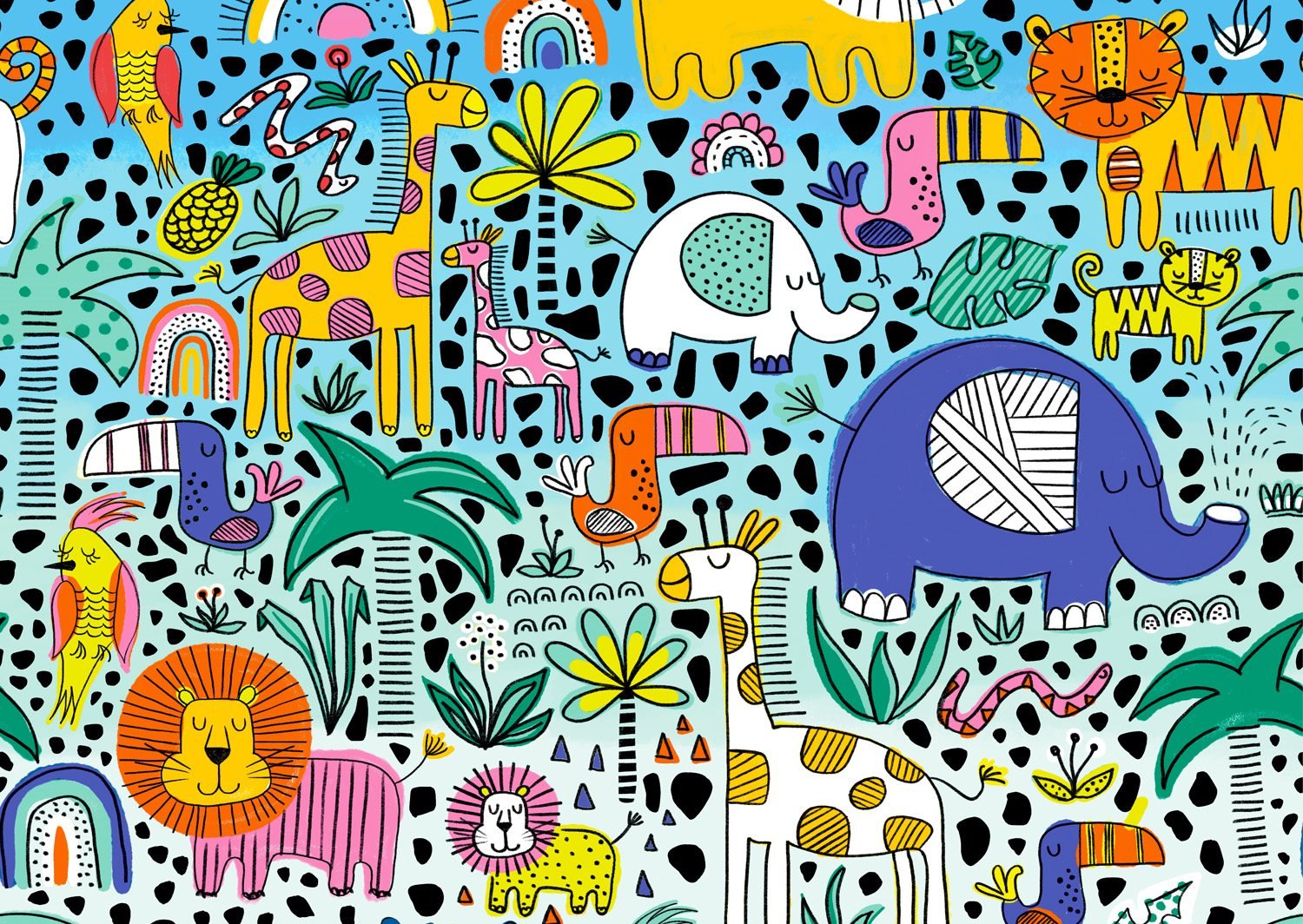 Firka Szafari Enjoy 1000 darabos kirakó puzzle (EN - 1922) - puzzlegarden