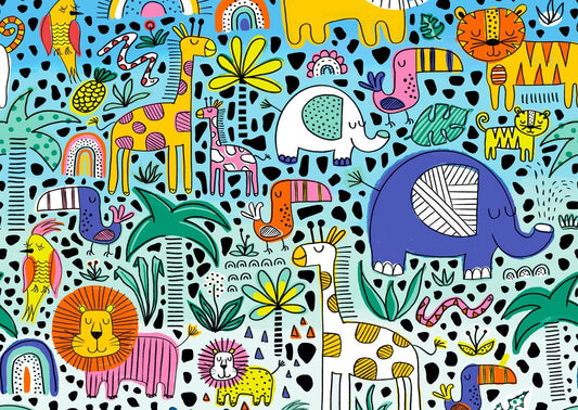 Firka Szafari Enjoy 1000 darabos kirakó puzzle (EN - 1922) - puzzlegarden