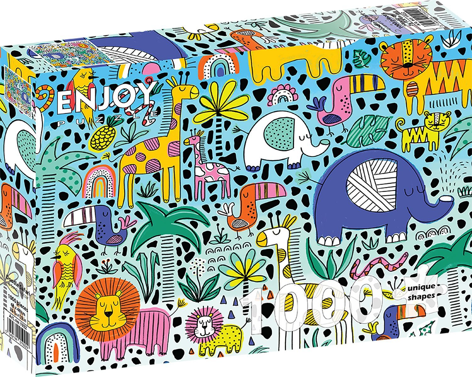 Firka Szafari Enjoy 1000 darabos kirakó puzzle (EN - 1922) - puzzlegarden